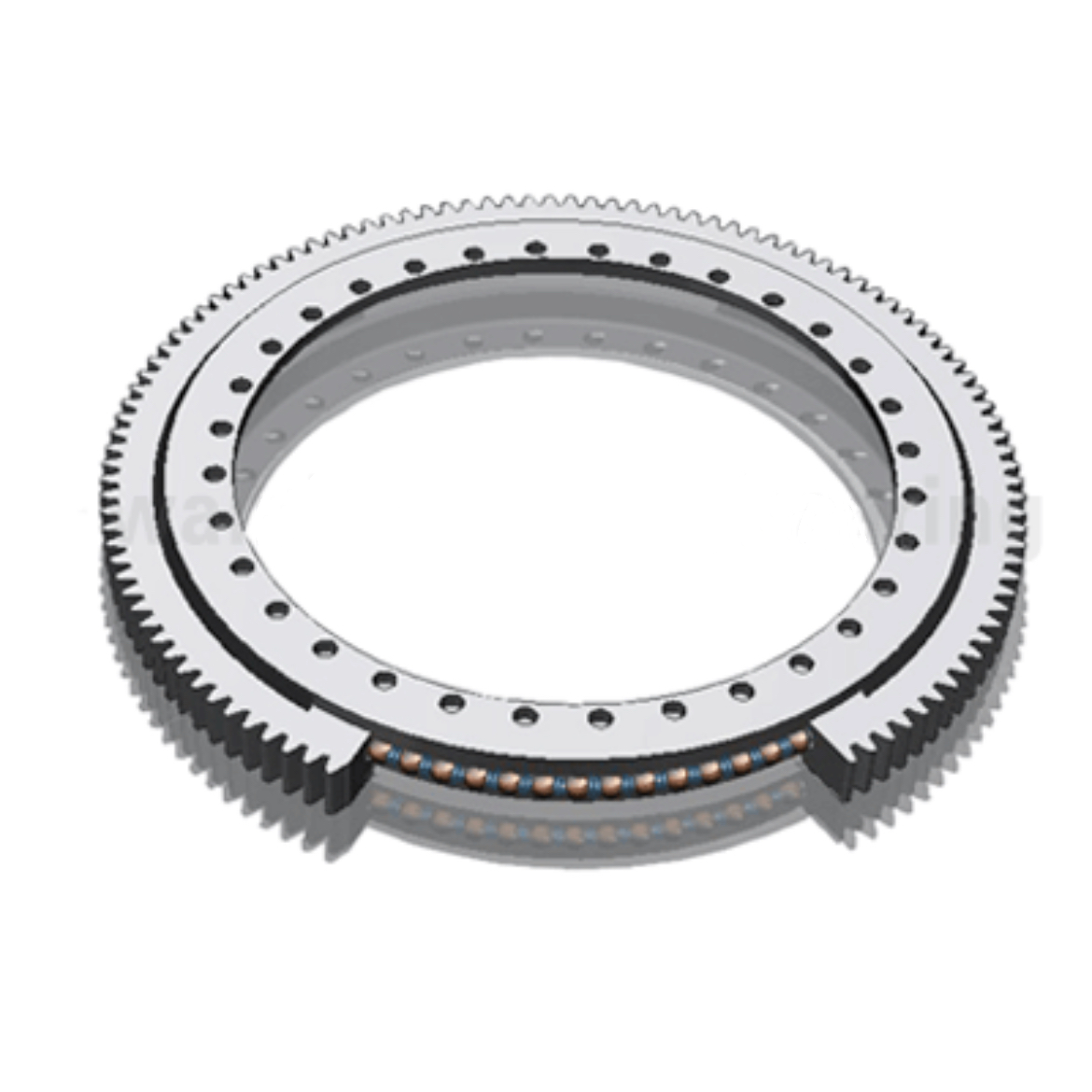 Light type flange slewing bearing external gear 231 Series